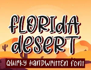 Florida Desert font