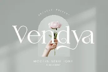 Vendya font