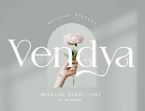 Vendya font