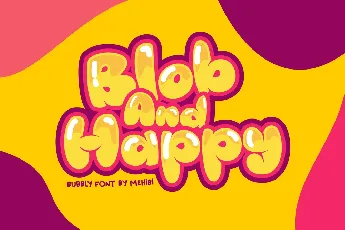 Blob And Happy font