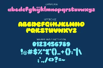 Blob And Happy font