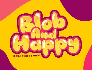 Blob And Happy font