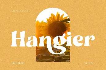 Hangier font