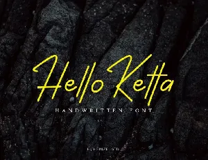 Hello Ketta font