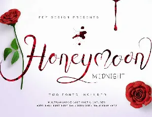 Honey Moon Midnight Free font