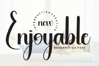 Enjoyable Script font