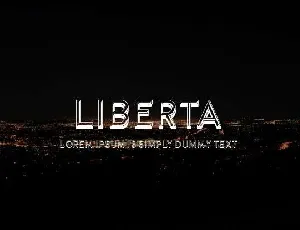 Liberta font