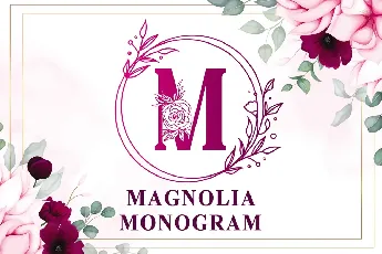 MAGNOLIA MONOGRAM font