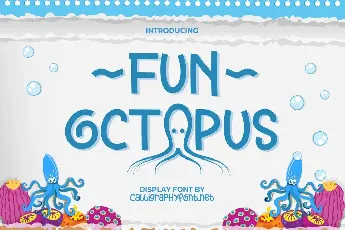 Fun Octopus Demo font