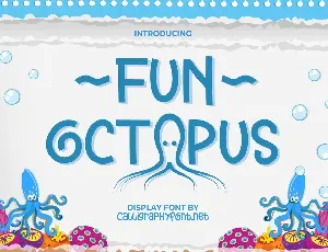 Fun Octopus Demo font