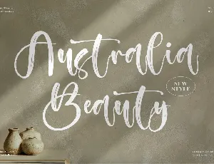 Australia Beauty font