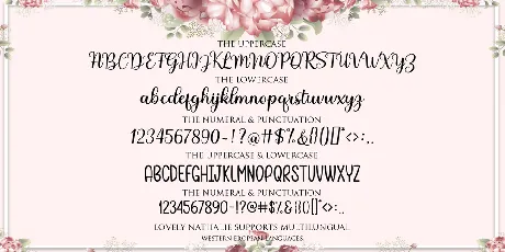 Lovely Nathalie Script font