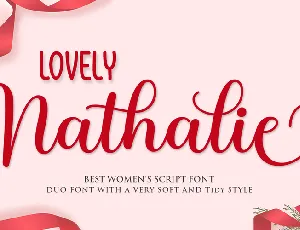 Lovely Nathalie Script font