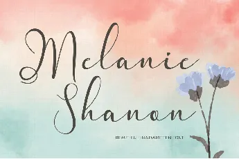 Melanie Shanon font