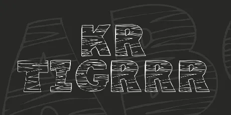 KR Tigrrr font