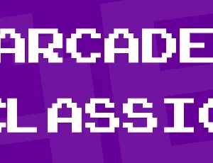 Arcade Classic font