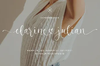 Clarine Julian font