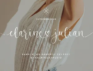 Clarine Julian font