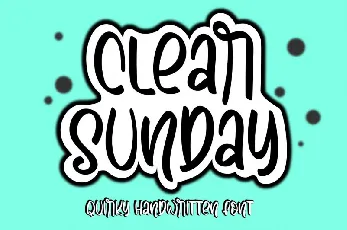 Clear Sunday font