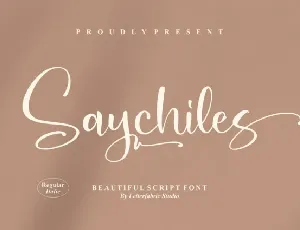 Saychiles font