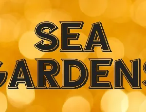 Sea Gardens Family font