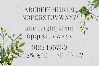 Belinda Avenue font