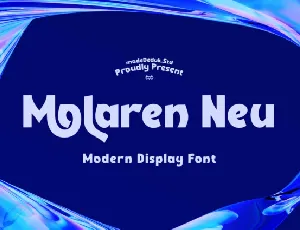 Molaren Neu font