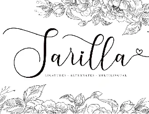 Sarilla font