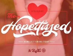 Hopeitissed font