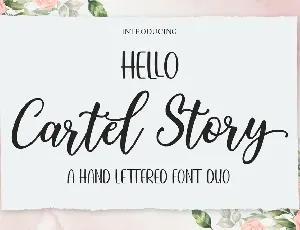 Hello Cartel Story font