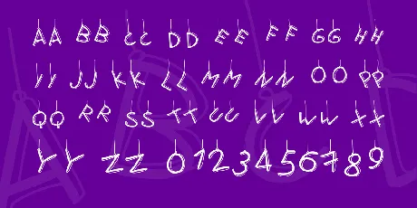 PWFlymetothemoon font