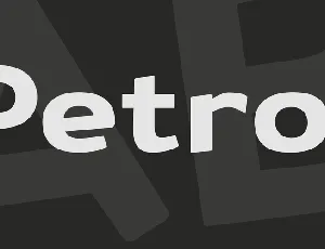 Petrol font