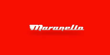 Maranello font