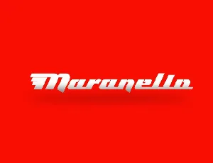 Maranello font