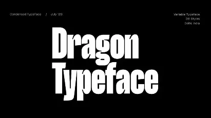 Dragon Family font