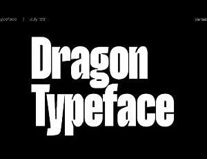 Dragon Family font