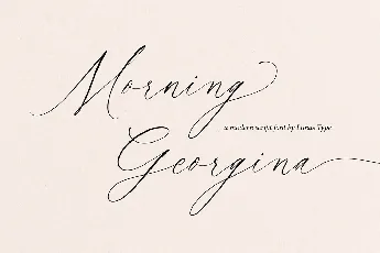 Morning Georgina font