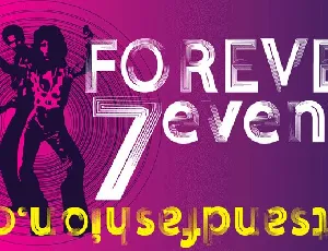 FOREVER 7entin font