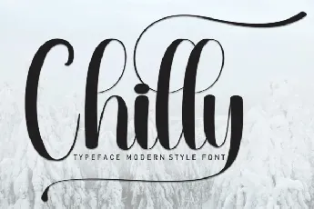 Chilly Script Typeface font