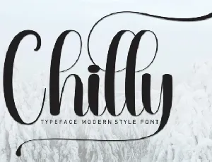 Chilly Script Typeface font