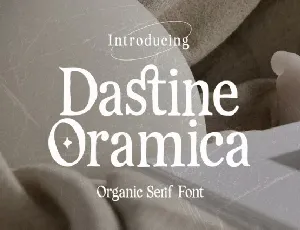 Dastine Oramica font