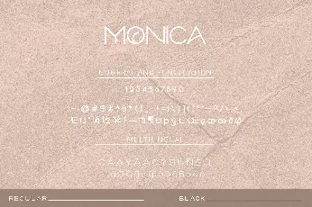 Monica Family font