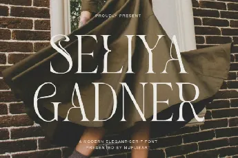 Seliya Gadner font