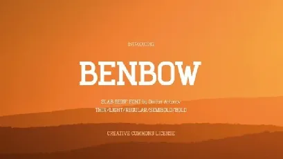 Benbow Family font