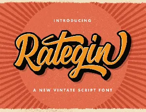 Rategin font