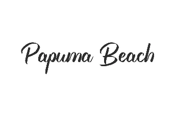 Papuma Beach Demo font