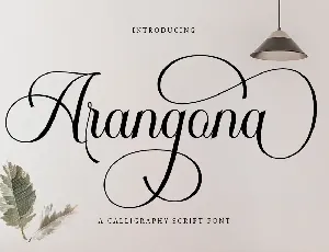 Arangona font