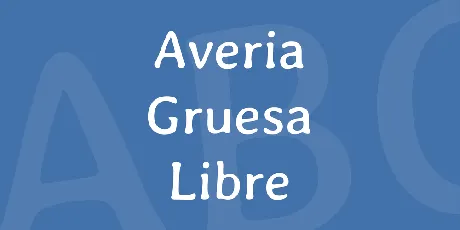 Averia Gruesa Libre font