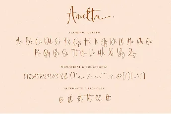 Amelta font