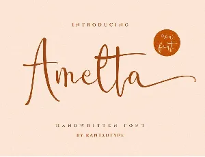 Amelta font